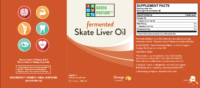 skate liver oil label